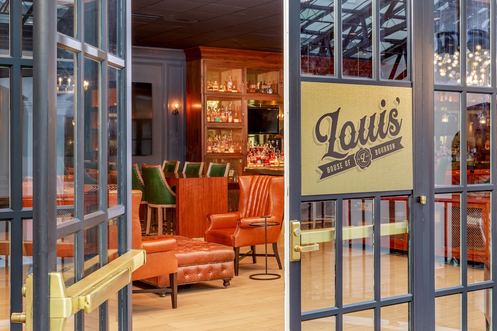 entrance to Louis' house of bourbon