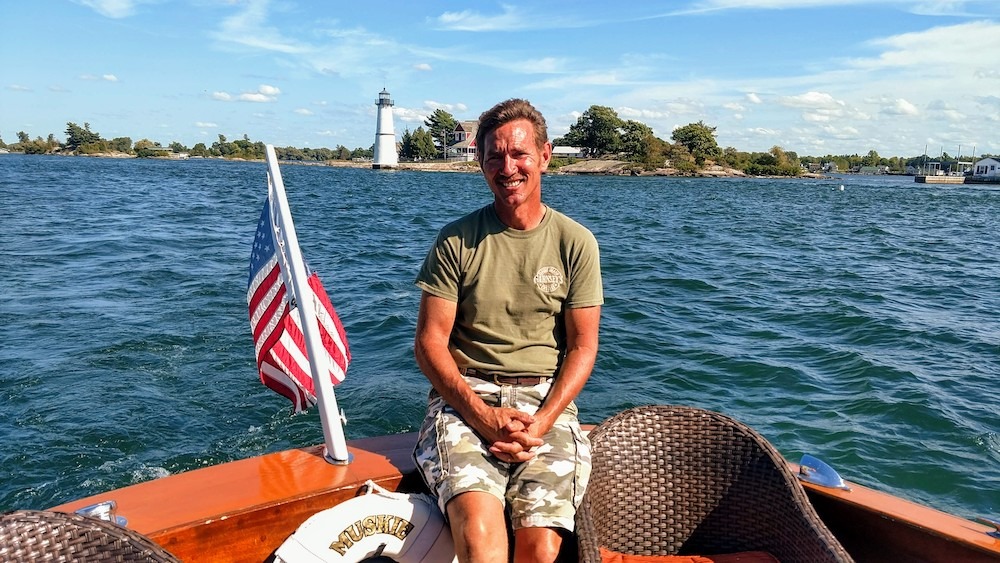 Captain Jeff Garnsey with Classic Island Cruises