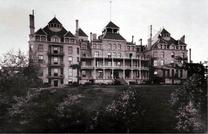The Crescent Hotel in Eureka Springs, Arkansas, called one of the most haunted hotels in the world