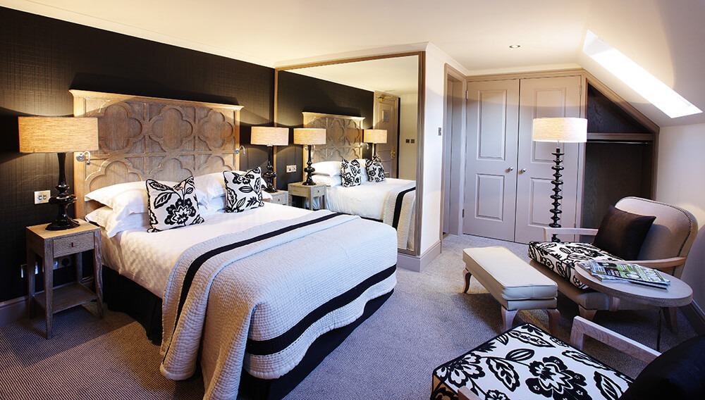 room at The Bloomsbury Hotel in London