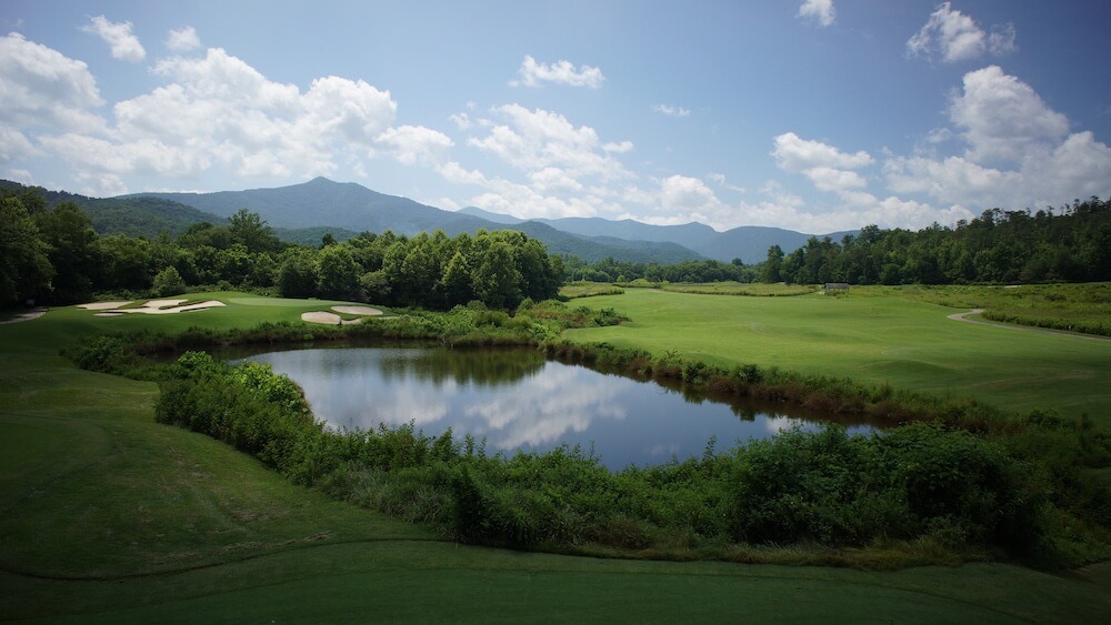 golf course view at Brasstown Valley Resort