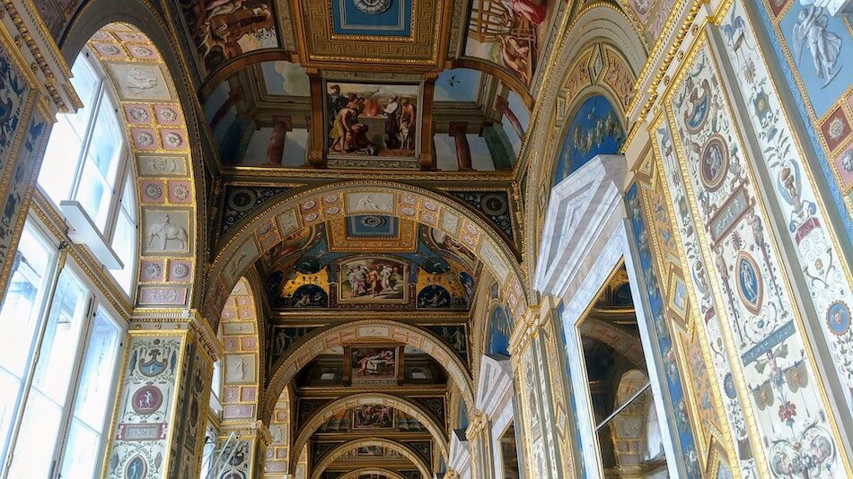 Ceiling on the Hermitage in St. Petersburg, Russia