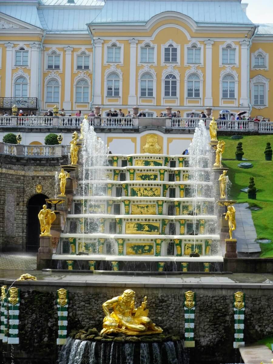 fountains at Peterhof Palace