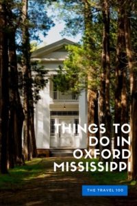 pin for things to do in Oxford, MS