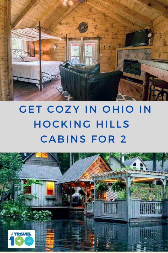 pinterest post for hocking Hills cabins for 2