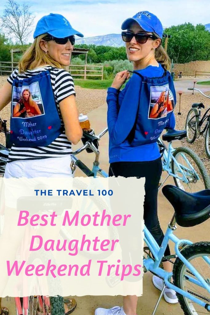 pinterest pin for mother daughter weekend trips