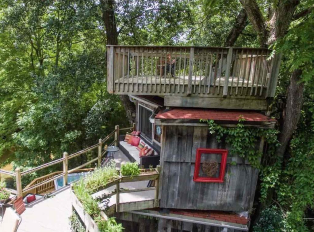three story treehouse