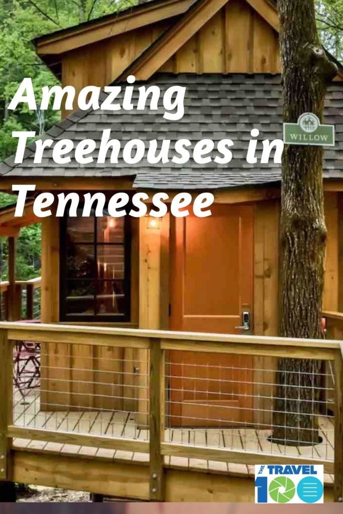 Pinterest pin for Tennessee Treehouse Rentals
