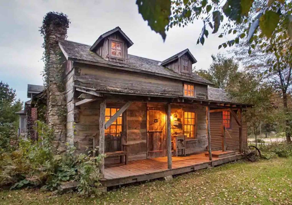 Grandpa's cabin in Savanna, Illinois
