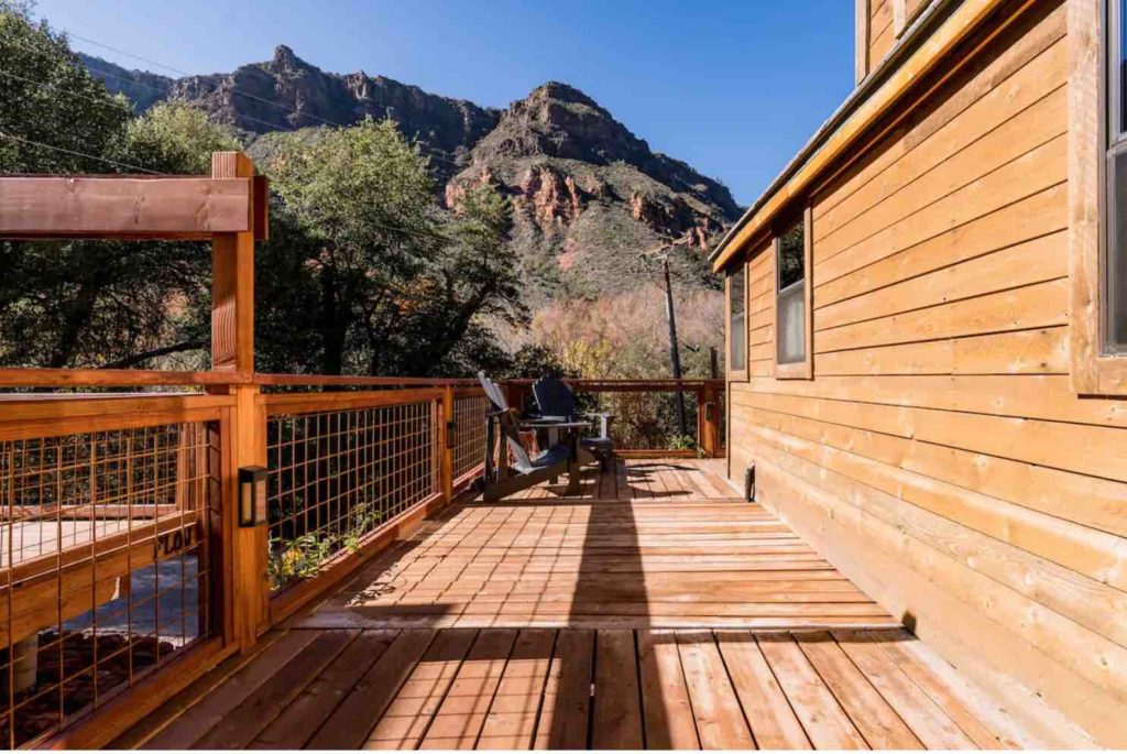 Renew cabin, an Airbnb in Sedona
