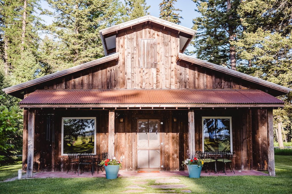 The exterior of the Bunkhouse at Dancing spirit ranch