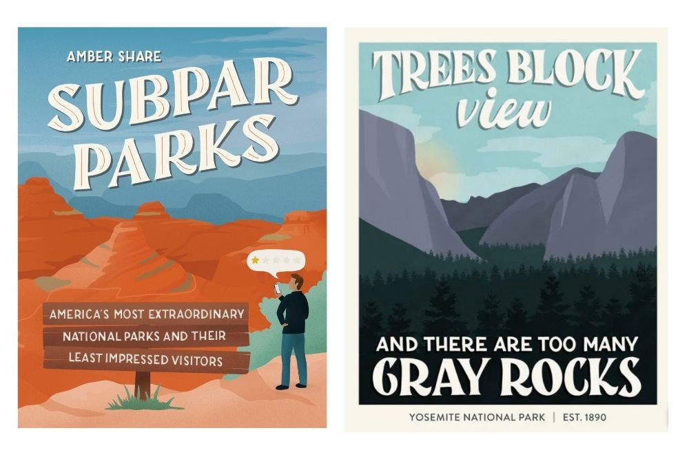 You'll Laugh, Be Mystified at These Illustrated One-Star Reviews of National Parks - The Travel 100