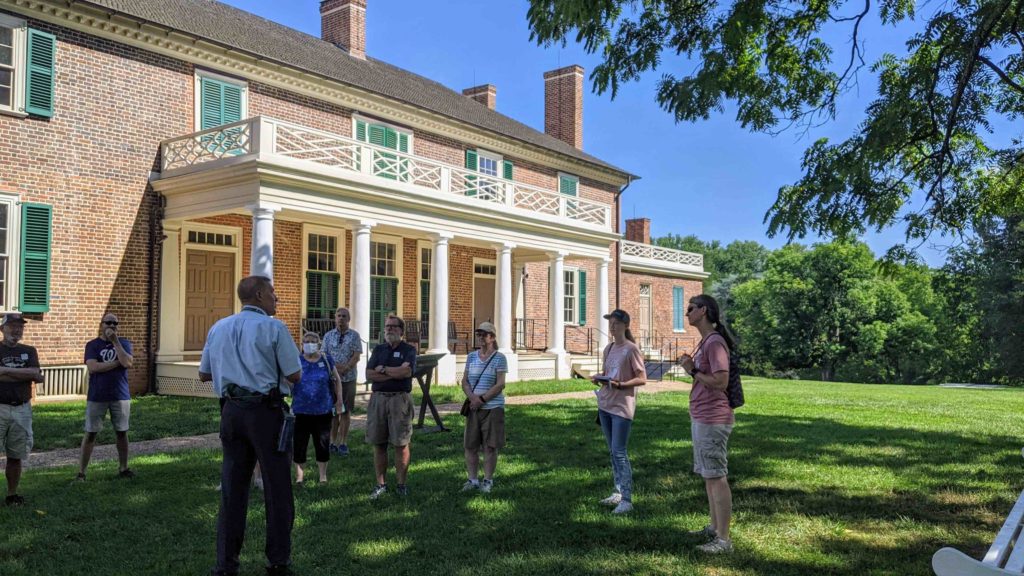 tour group at Montpelier