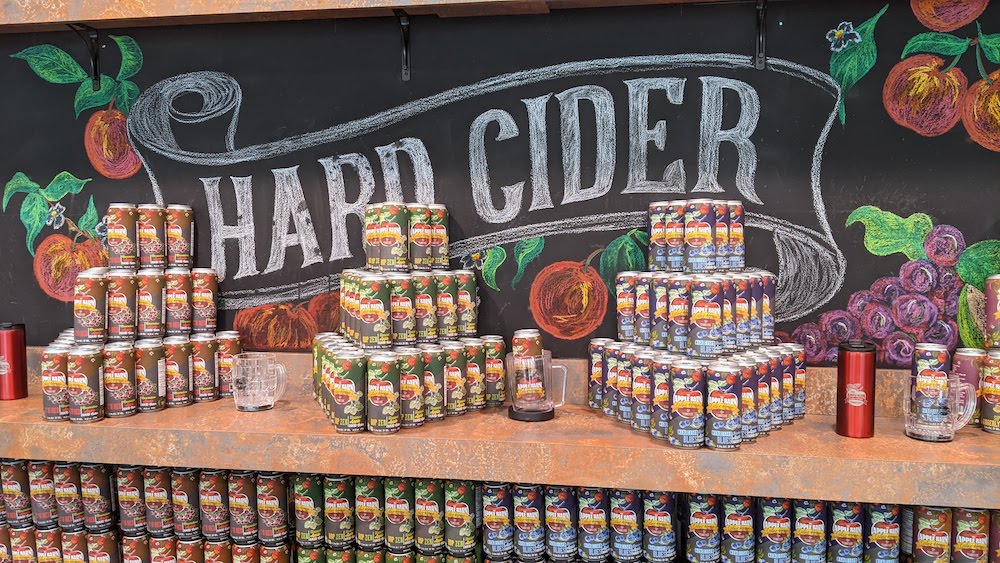 cans of cider