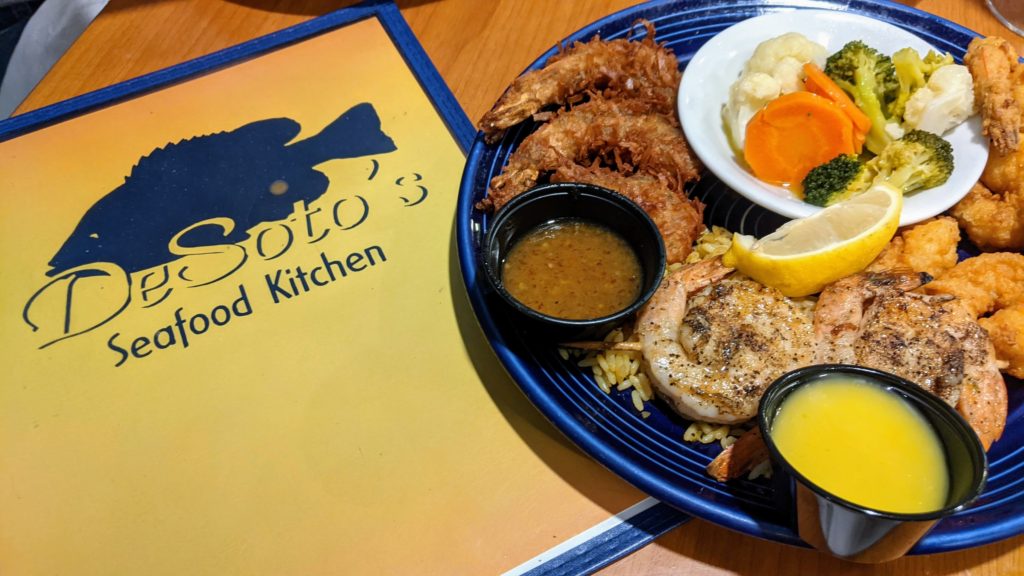 shrimp dish at DeSoto's Seafood Kitchen
