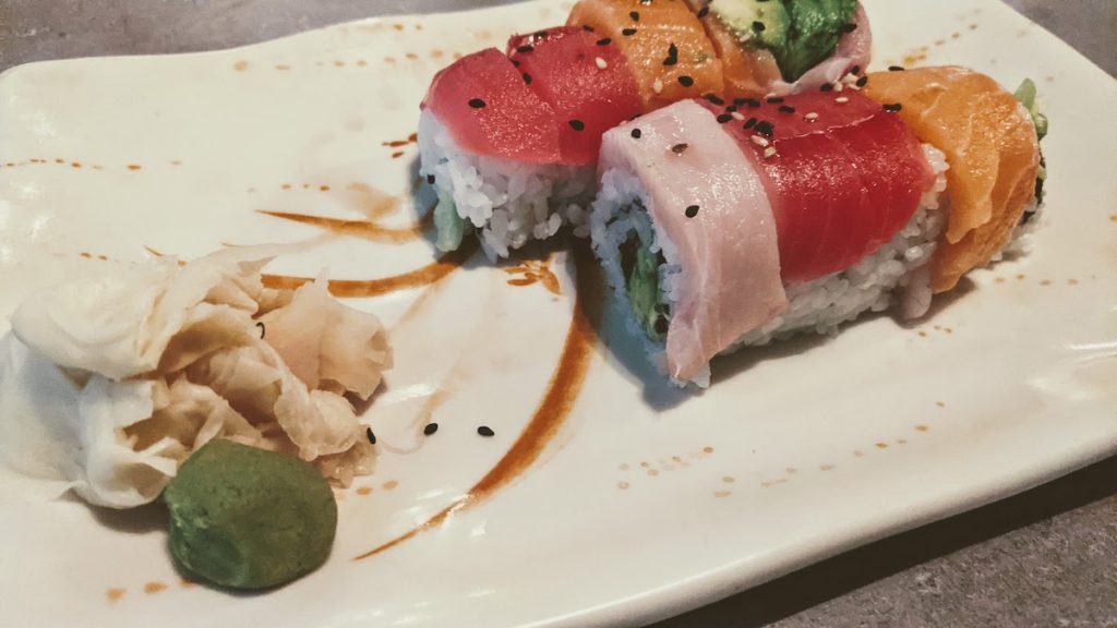 sushi roll at Big Fish
