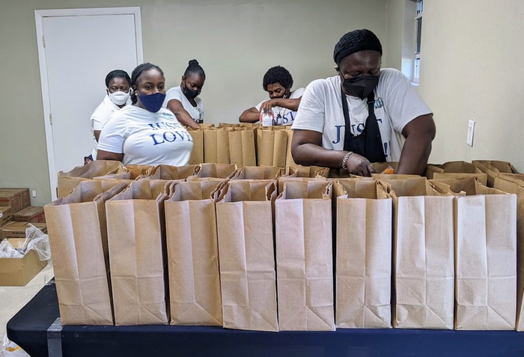 workers at Bahamas Feeding
