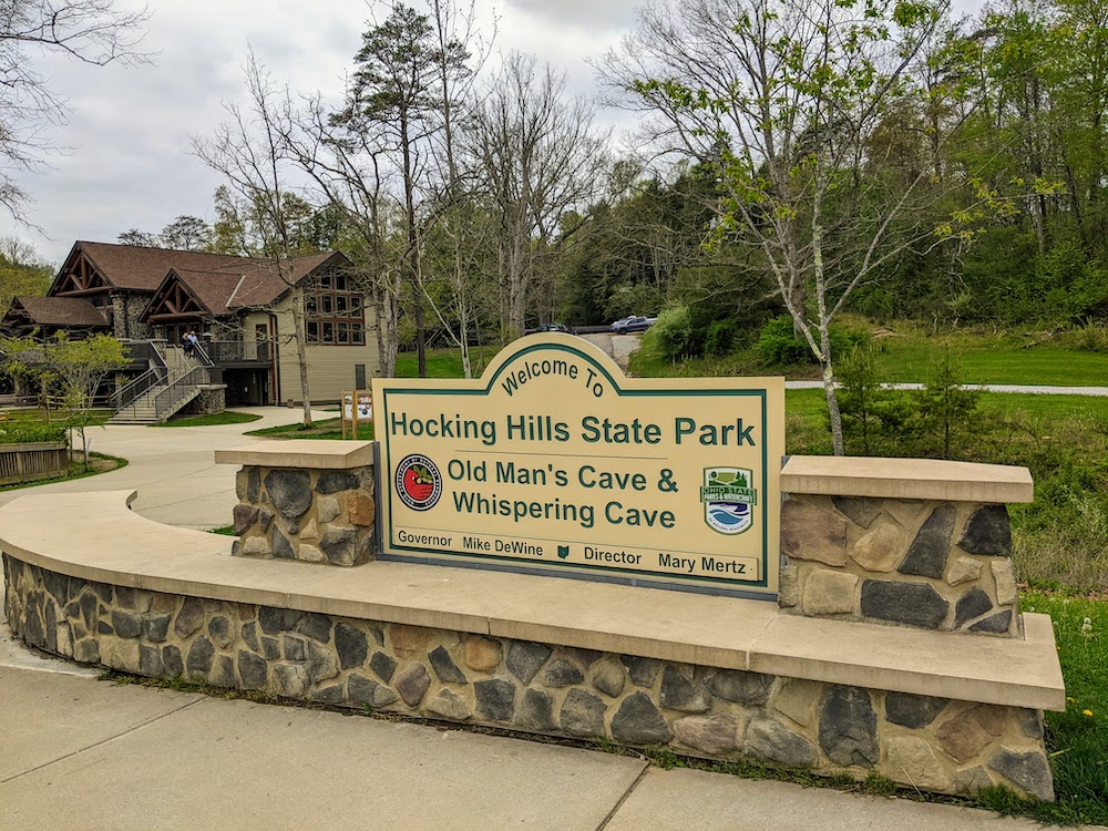 visitors center at Hocking Hills state park