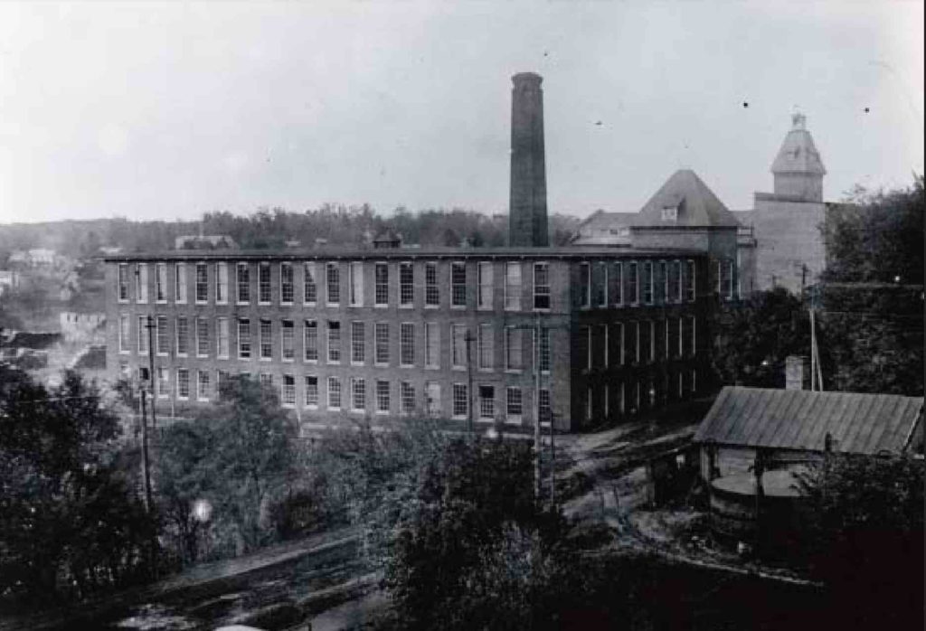 historic photo of arista cotton mill