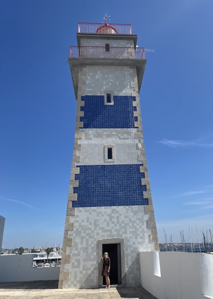 jan schroder at lighthouse in cascais portugal