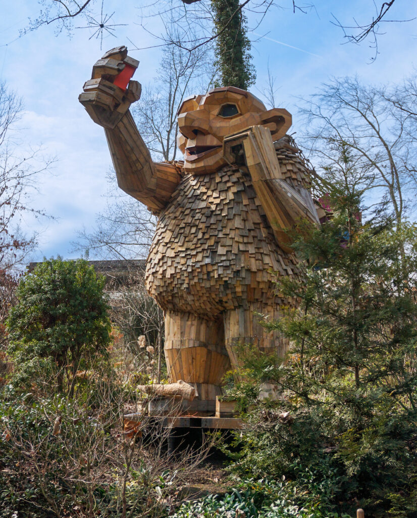 Ibbi Pip, a troll at the Atlanta Botancial Garden