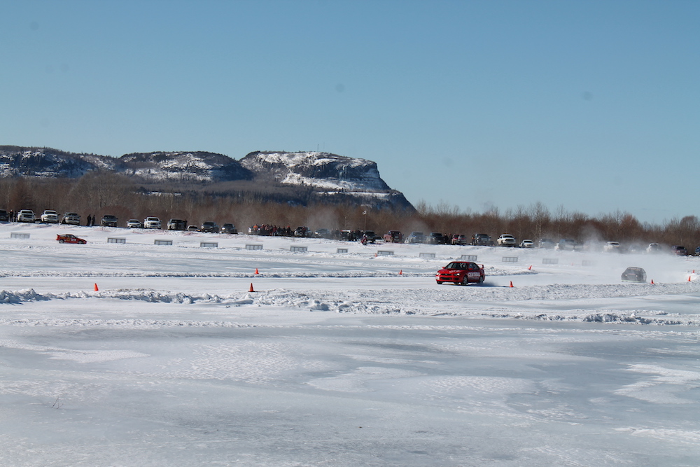 ice racing in Thunder Bay Canada