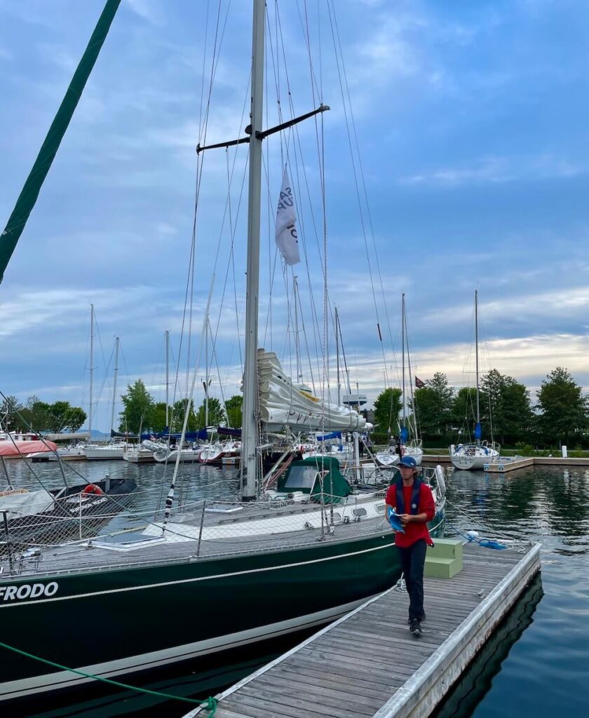 Frodo, sailboat with Sail Superior in Thunder Bay