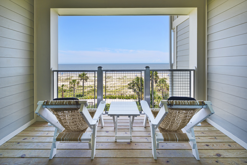 balcony at Jekyll Ocean Club