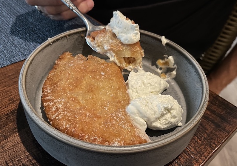 ginger fried pie at Eighty Ocean club