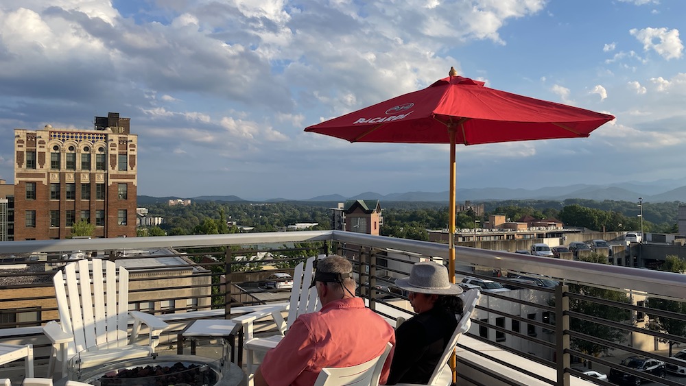 view from rooftop at hemingway's