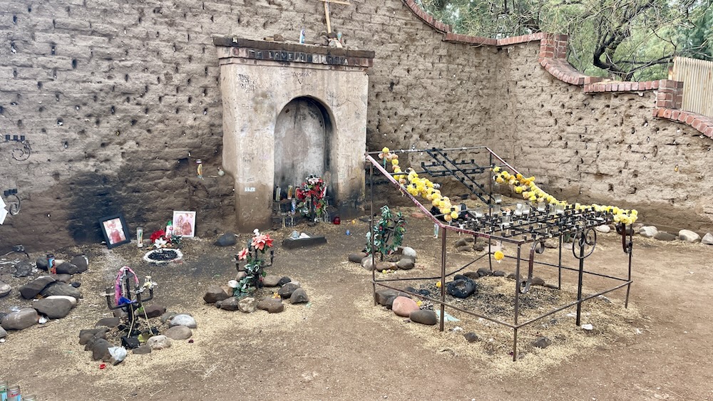 El Tiradito Wishing Shrine, in Tucson
