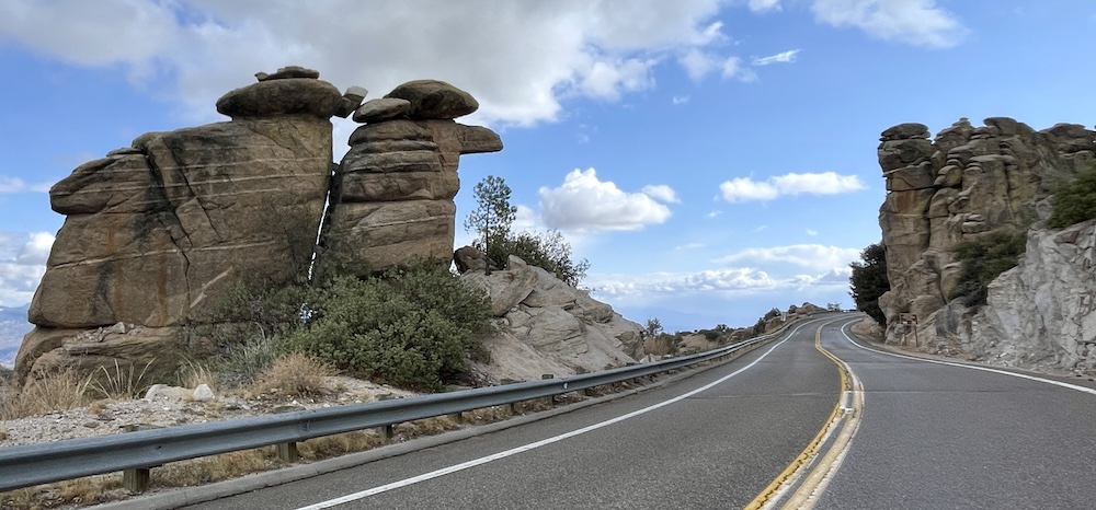 rock formations outside Tucson