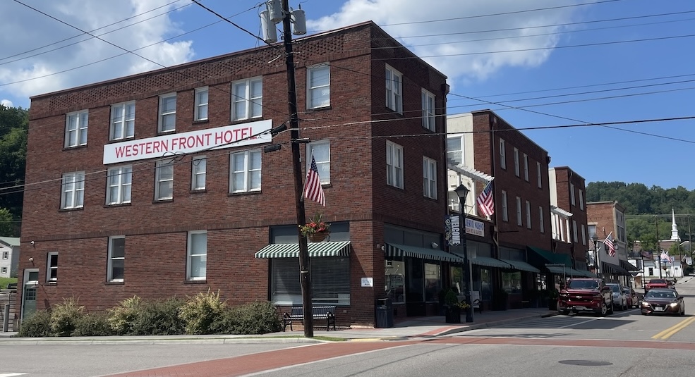 The exterior of the Western Front Hotel in St. Paul